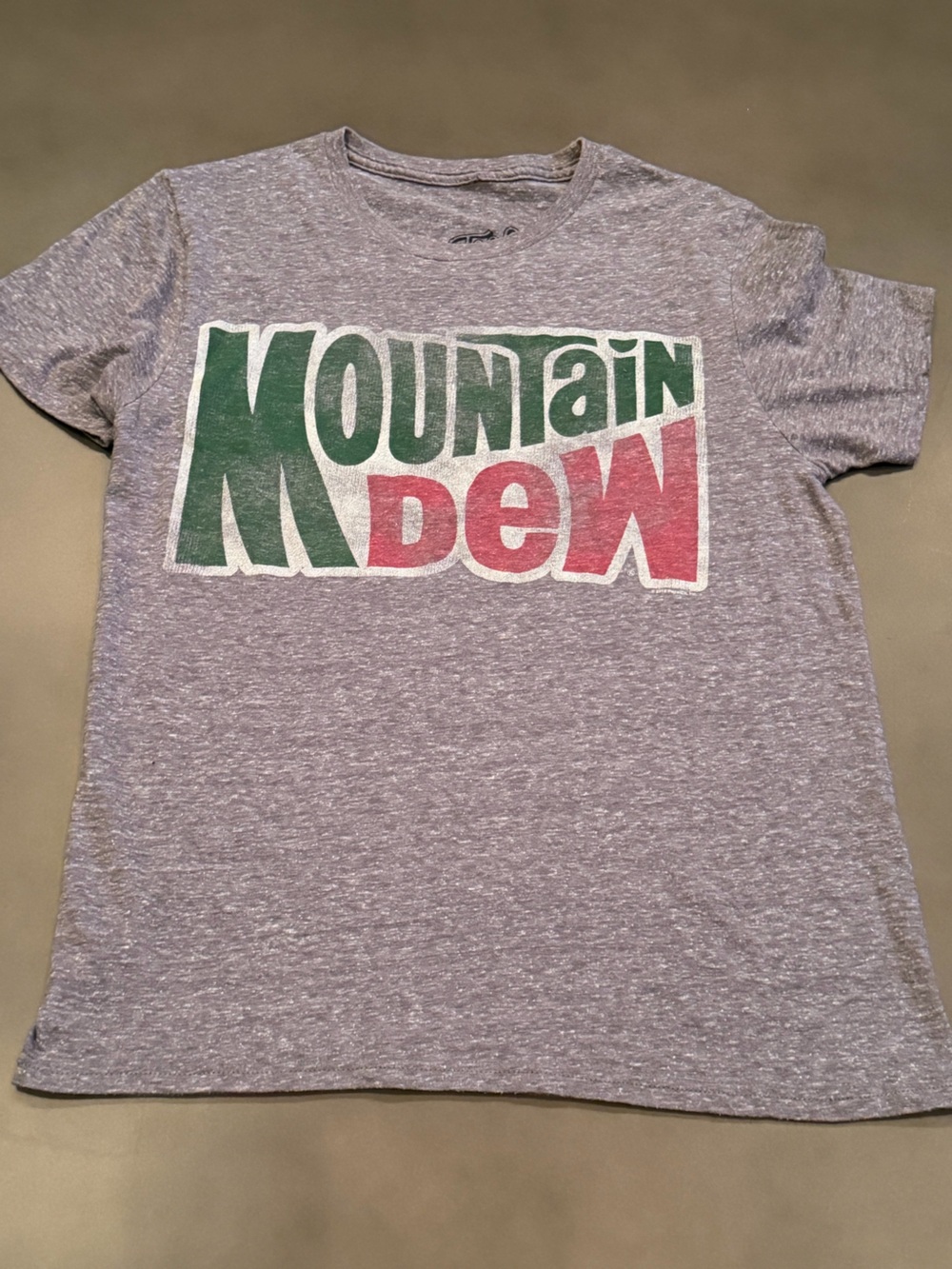 Graphic Tee - Streetwear Mountain Dew - gray soft T-Shirt